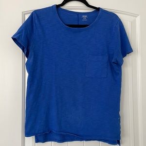Blue short sleeve tee, size S